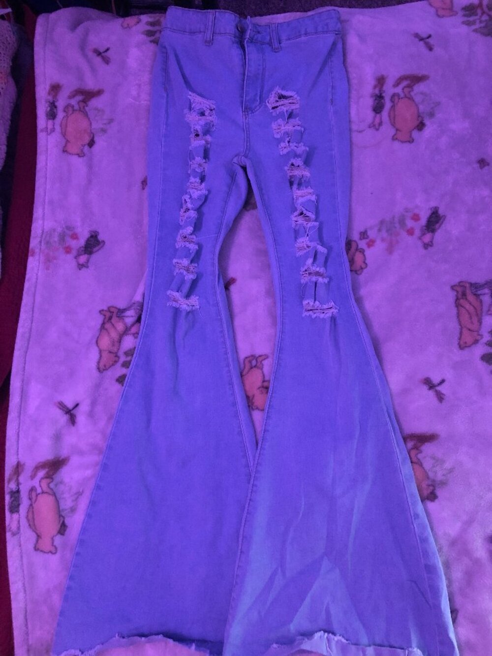 SHEIN, High Waist Light Blue Jeans
